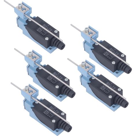 5 Stück Momentan-Endschalter mit verstellbarem Hebelarm für CNC-Fräsmaschinen und 3D-Drucker (250 V/380 V) (1/5)