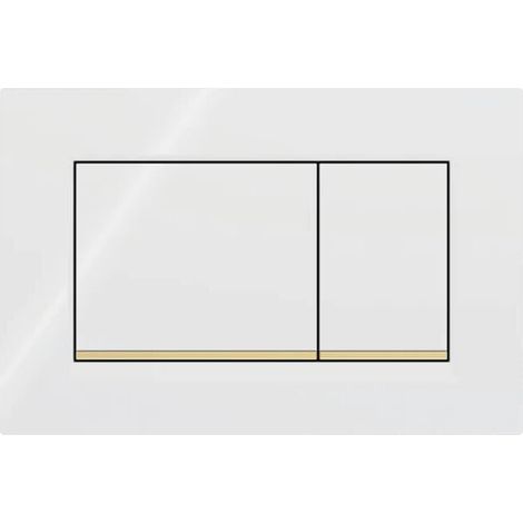 Pour panneau de commande Geberit Sigma30 3/6L - blanc/or 115.883.KK.1 (1/4)