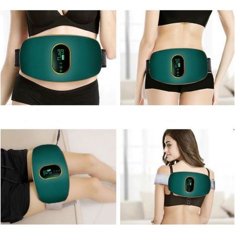Appareil de massage, 3 modes, recharge USB, conception ergonomique, portable, favorise la relaxation musculaire, blanc (1/5)
