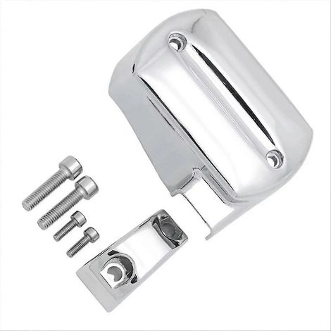 Bremsflüssigkeitsbehälterdeckel für die Vorderradbremse der Modelle Dragstar V-Star 400 650 XVS400 XVS650, silber (1/5)