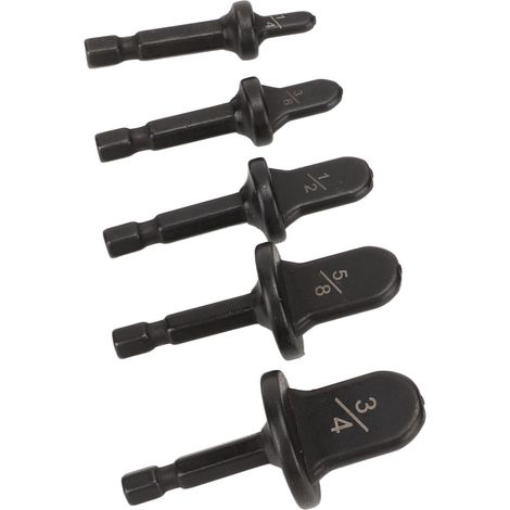Outil à bride en acier au carbone résistant à l'usure, disponible dans les tailles 1/4 pouce, 3/8 pouce, 1/2 pouce, 5/8 pouce et 3/4 pouce. (1/5)
