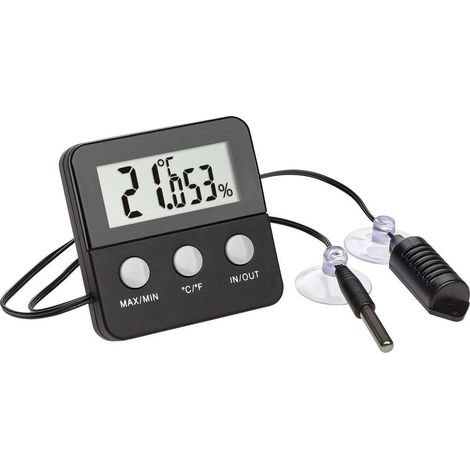TFA Dostmann TERRACHECK termo-higrómetro digital negro