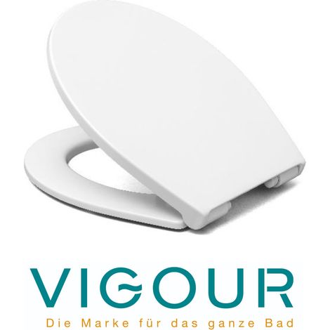 VIGOUR One WC-Sitz mit Absenkautomatik und Take-Off-Funktion, weiß
