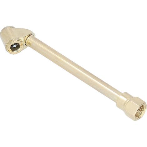 Raccord de gonfleur de pneus à double tête, filetage interne G1/4, embout de pompe et tige pour motos et camions