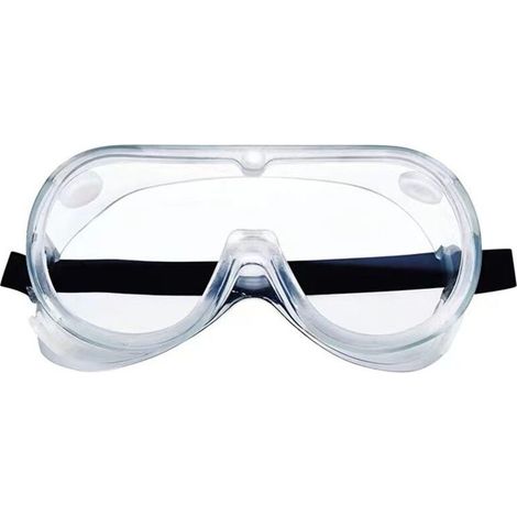 1 Lunettes de sécurité,verres en polycarbonate,bande élastique réglable,protection anti-buée,pour travail et sports (1/5)