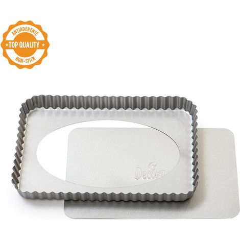 Metall-Tarteform, Mazurka, 32 x 22 x 3,5 cm, antihaftbeschichtet (1/3)