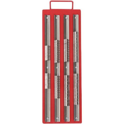 Plateau de rangement portable pour douilles avec supports de douilles de 1/4 pouce, 3/8 pouce et 1/2 pouce pour la réparation automobile (1/5)