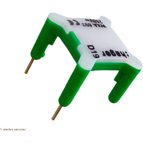 Voyant pour interrupteur gallery 230V vert HAGER WXA693 (1/3)