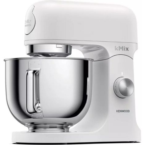 Kenwood – Robot pâtissier multifonction 5L 1000W – Variateur 6 vitesses – Couvercle anti-projection – Design métal robuste