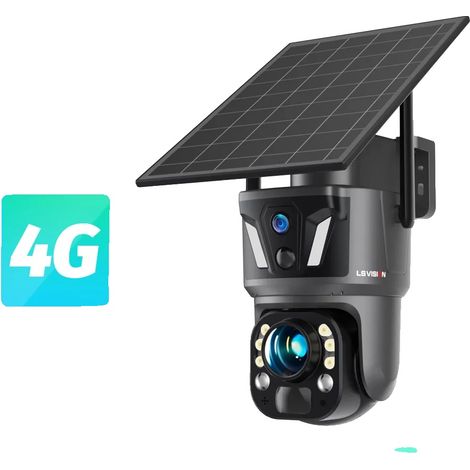 Cámara de vigilancia, zoom óptico de 99x, visión nocturna, versión 4G SIM Cam (1/2)