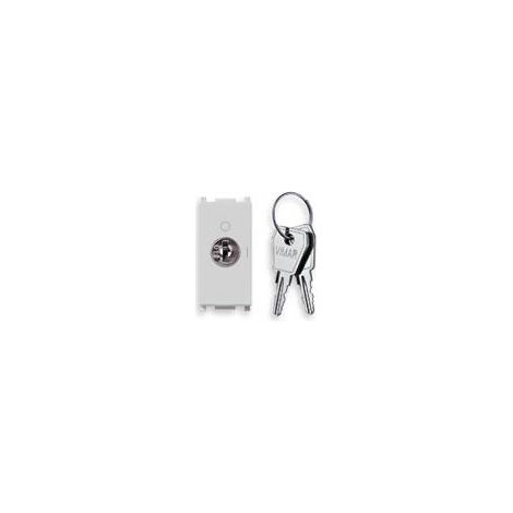 VIMAR - 14083.S.SL Interruttore 2P 16(3)A+chiave OFF Silver