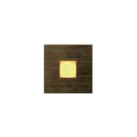 Mini encastré mural LED 0.2W carré 30X30mm acier brossé diffuseur verre lumière bleue avec alimentation 230V IP20 GLOVER (1/2)
