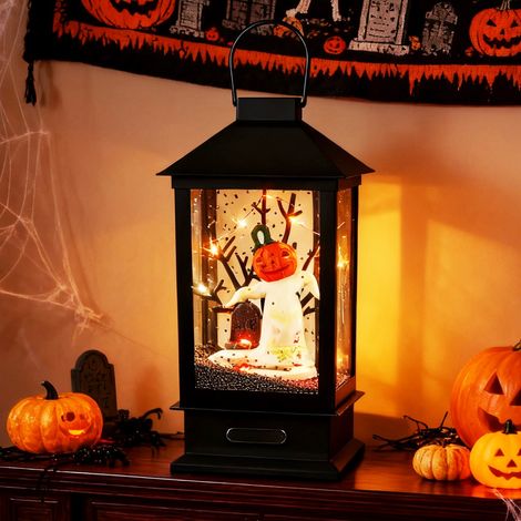 Lampadaire Halloween de 155 CM Lampe de Rue Intérieure Activée par le Son avec Lumières LED 6 Couleurs Musique Décoration Musicale Noir (1/5)