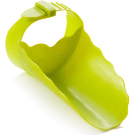 Rallonge de robinet pour enfants en PP, polyvalente et verte, idéale pour le lavage des mains des tout-petits à la maison. (1/5)