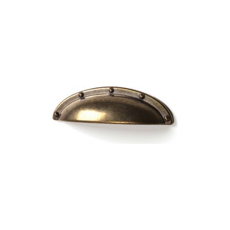 Tirador Rei 2004 Dorado Metal 64 mm Concha Desgastado 4 Piezas