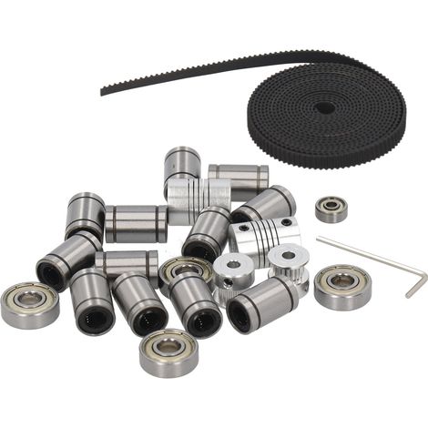 Kit de roulements linéaires LM8UU avec poulies et coupleurs pour imprimante 3D (1/5)