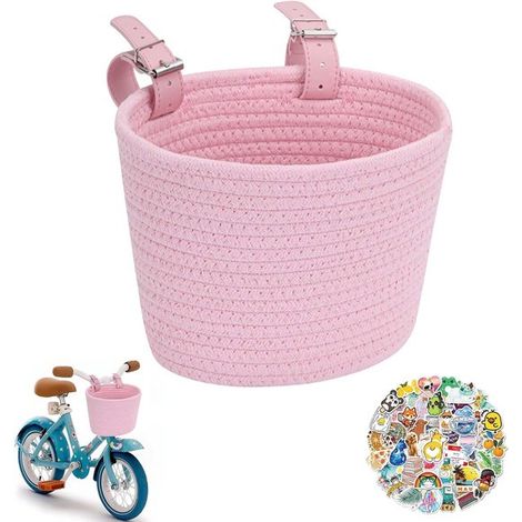 Cesta ajustable para bicicleta，bolsa para manillar de patinete，bonita cesta para manillar de bicicleta，adolescentes y adultos jóvenes (1/5)