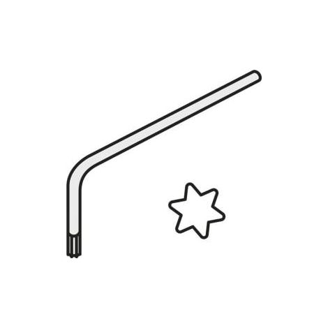 Torx-Winkelschlüssel ISO LK T25P Bruttogewicht 9,7g PRAMET (1/2)