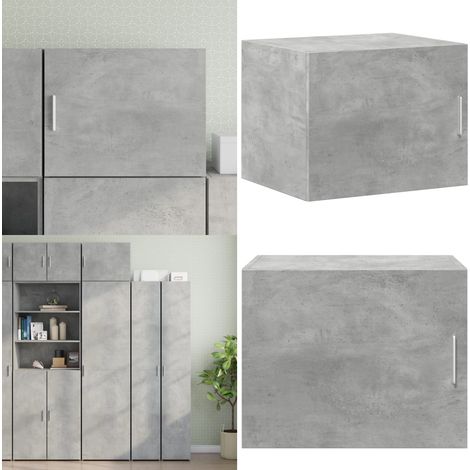 Wandschrank Betongrau 50x42,5x40 cm Holzwerkstoff - Wandregal - Hängeschrank - Regal - Stauraum - Dekoration - Home & Living (1/5)