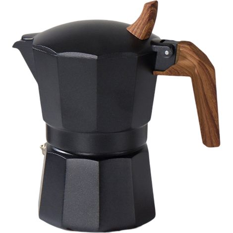 Tasse à café, cafetière italienne pour plaques de cuisson à gaz et électriques, cafetière classique (1/5)