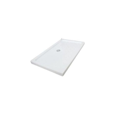 ONDEE ZEN - Receveur de douche CERA 2 - 120 x 70 cm - Céramique - Blanc
