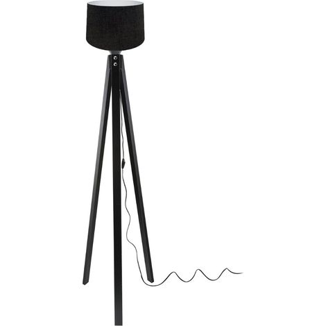 Schwarze Stehlampe 38x24,5 cm (1/4)