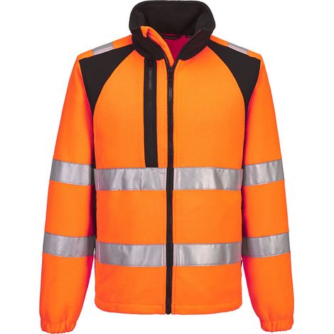 Felpa Hv eco-compatibile Wx2 - Taglia Xxl - Arancione/nero - Portwest