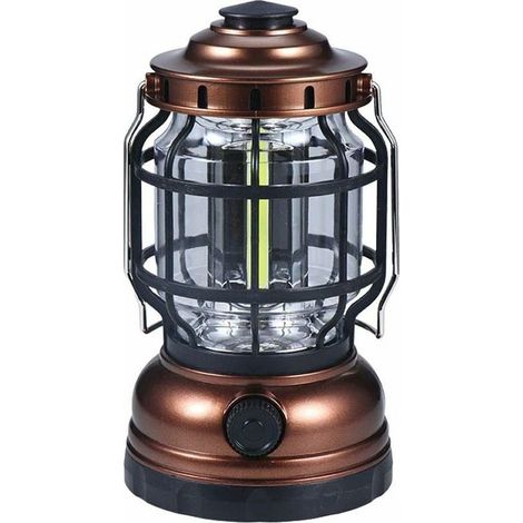 Lanterna da campeggio ricaricabile a LED, luce di emergenza per interruzione di corrente domestica, LED portatile con luminosità regolabile per uso interno ed esterno (1/5)