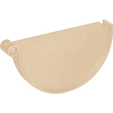 Fond de naissance pour gouttière PVC 25 sable (1/4)