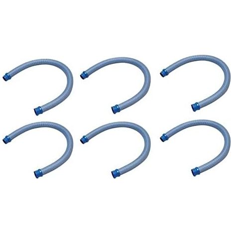 Lot de 6 tuyaux flexibles pour aspirateur de piscine, tuyau pour nettoyeur de piscine, tuyau flexible Twist Lock de remplacement pour Zodiac Mx6 Mx8 (1/4)