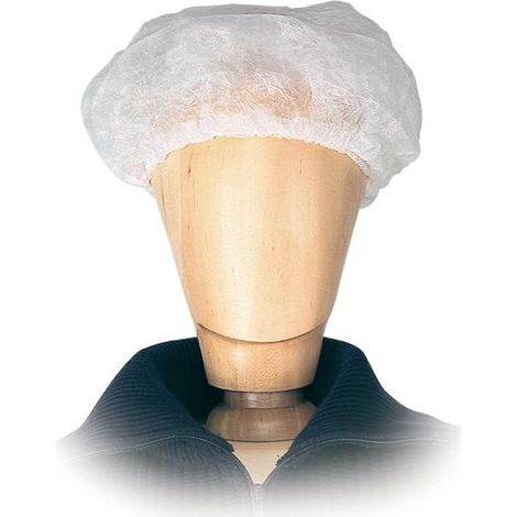 ASATEX Kopfhaube, 52cm,Vlies, weiß, 100Stck/Beutel (1/2)