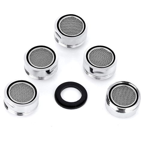 Robinet de cuisine 5 pièces Filtre à robinet d'économie d'eau accessoires robinet Diffuseur Filtre de Robinet Pour cuisine et salle de bain (1/5)