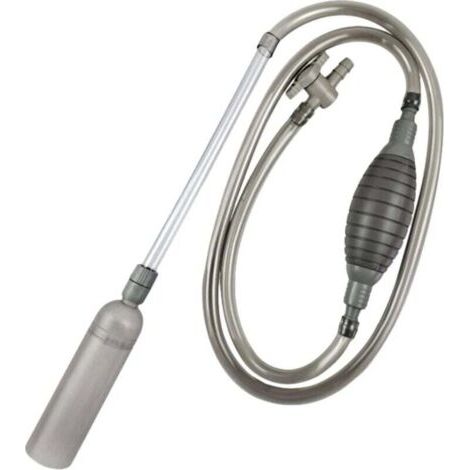 Nettoyeur de fond pour aquarium - Aspirateur pour aquarium - 260 cm - Qualité supérieure - Tuyau d'aspiration - Vanne d'arrêt - Tubes robustes - Grille de filtration