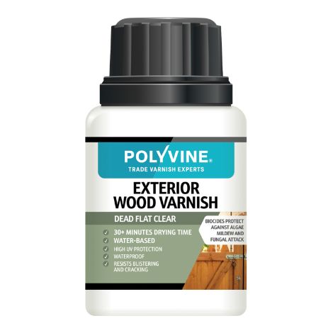 Polyvine - Exterior Wood Varnish - Dead Flat - 100ml