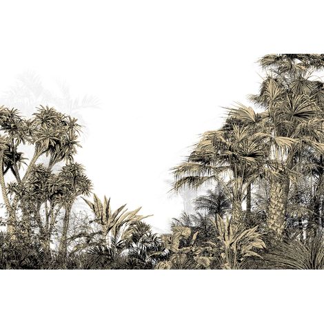 Papier peint panoramique - Forêt Tropicale - 130 cm x 87 cm (1/2)