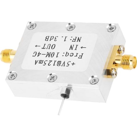 1pc Module Amplificateur Faible Bruit LNA 0.01-4GHz Large Bande 21dB pour Radiofréquence (1/5)