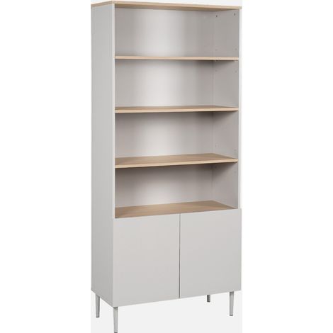 Estantería de metal y madera, 6 niveles (1/5)