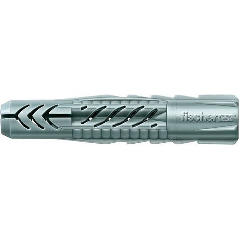 Cheville multi-matériaux Fischer UX 6x35 mm - Blister 4, crochet droit, nylon