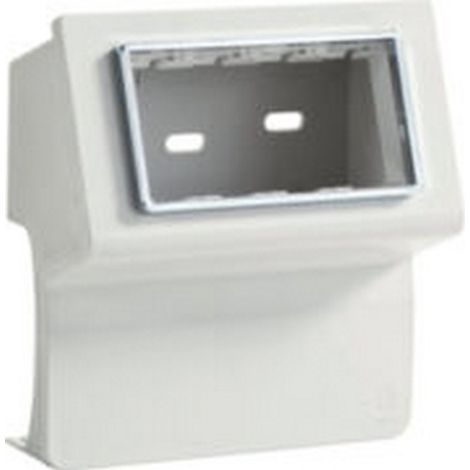 Bocchiotti scn 4 ap w scatola porta apparecchi pepita per canale cornice tcn bianco b04267