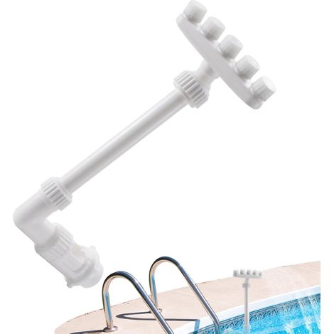 CSPARKV （34×18×19cm）Qutalmi Pool Fountain, Pool Fountain  Adjustable Pool Sprinkler Pool Accessories  Pool Waterfall Sprayer, Fun Spray Cooler for Outdoor and (1/4)