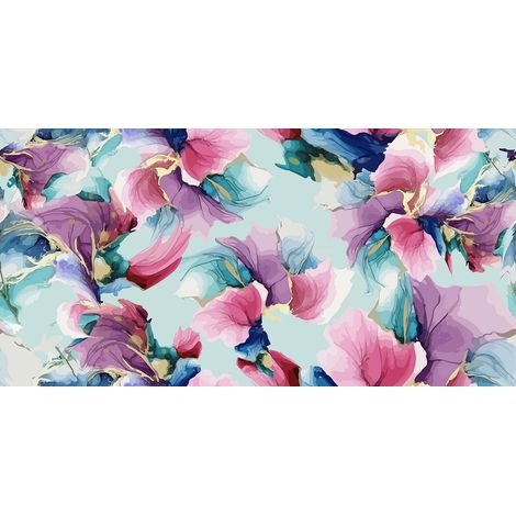 Papier peint panoramique - Fleurs - 130 cm x 65 cm (1/2)