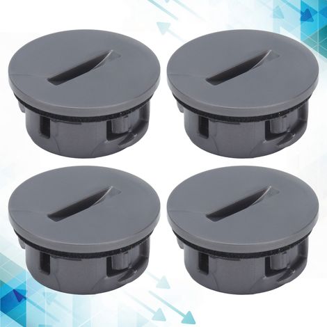 [Staubsaugerzubehör] [4er-Set] Endkappe für Lager und Bürste [Schwarzes ABS] Kompatibel mit V6 DC35 DC44 DC59 DC62 SV03 [Einfache Installation] (1/5)