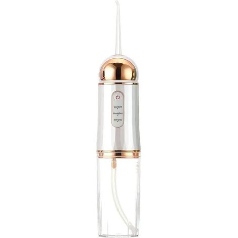 (Blanc, 1 embout) Hydropulseur électrique 4 en 1, appareil de nettoyage dentaire (1/5)