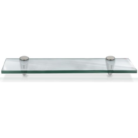 TolleTour Ripiano Ripiano a parete Ripiano in vetro Contenitore in vetro Trasparente 50 x 10 cm