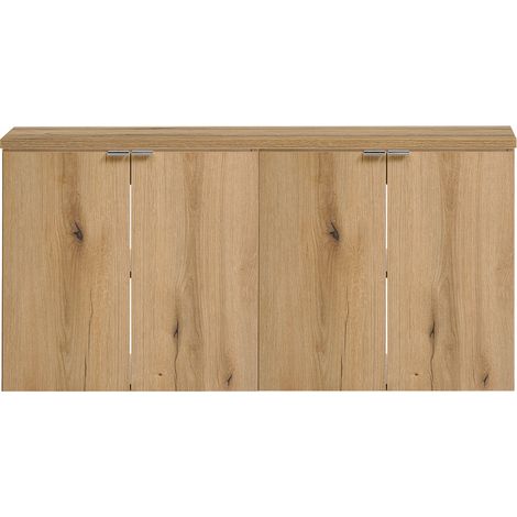 Doppelwaschtisch 120cm, Eiche, NEWPORT-56-OAK (1/5)