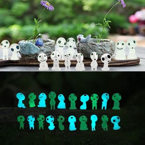 Figur – Kodama Prinzessin Mononoke – Leuchtfunktion – Kunststoff – Grün (1/4)
