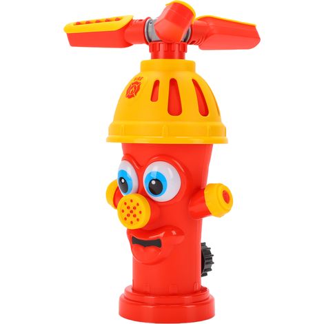 Arroseur extérieur rotatif à 360° pour borne d'incendie, jouet à jet d'eau, fonctionnement par pression d'eau, sans pile. (1/5)