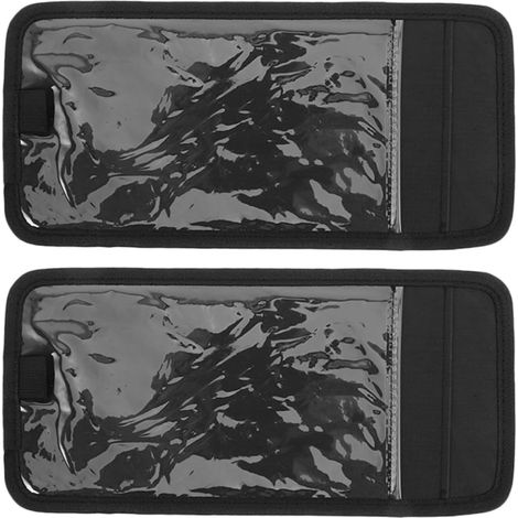 Auto Sonnenblenden Organizer 2 teilig Karten und Beleghalter