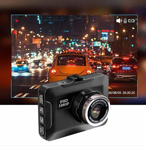 Caméra embarquée FHD 720p, version 2022 améliorée avec mini écran 2 pouces et vision nocturne. (1/5)