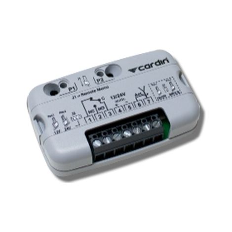 Receptor Placa Receptora Mini Monocanal 12v 24v 433 Mhz S504 CARDIN RQM504C1